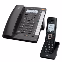 Alcatel Temporis IP315, Téléphone IP, Sur bureau/mural, 100 Mbit/s, 200 entrées, 1.88 - 1.9 GHz, Monochrome