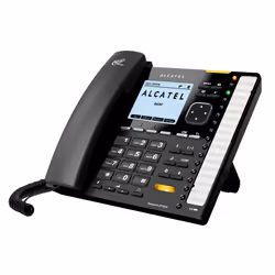 Alcatel Temporis IP701G, Téléphone IP, Noir, Combiné filaire, 1000 entrées, Numérique, LCD