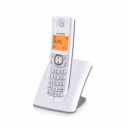 Alcatel F530 Téléphone DECT Identification de l'appelant Gris, Blanc