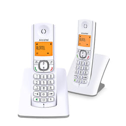 Alcatel F530 Téléphone DECT Identification de l'appelant Gris, Blanc