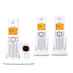 Alcatel F530 Téléphone DECT Identification de l'appelant Gris, Blanc