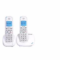 Alcatel XL585 duo, Téléphone DECT, Combiné sans fil, Haut-parleur, 50 entrées, Blanc