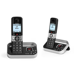 Alcatel F890 Téléphone DECT Identification de l'appelant Noir
