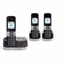 Alcatel F890, Téléphone DECT, Combiné sans fil, Haut-parleur, 200 entrées, Identification de l'appelant, Noir, Gris