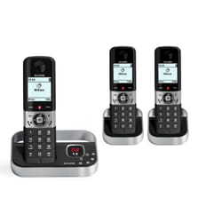 Alcatel F890 Téléphone DECT Identification de l'appelant Noir, Gris