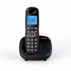 Alcatel XL535, Téléphone DECT, Combiné sans fil, Haut-parleur, 100 entrées, Identification de l'appelant, Noir