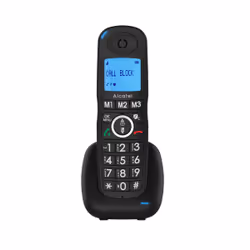 Alcatel XL535 Téléphone DECT Identification de l'appelant Noir