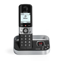 Alcatel F890 Téléphone DECT Identification de l'appelant Noir, Argent