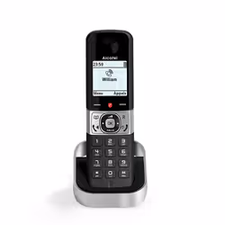 Alcatel F890 Téléphone DECT Identification de l'appelant Noir, Argent - Vue supplémentaire 5