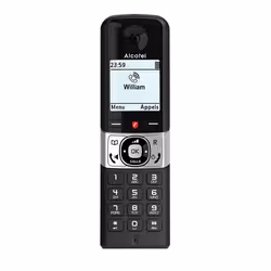 Alcatel F890 Voice Duo zwart Téléphone DECT Identification de l'appelant Noir, Argent - Vue supplémentaire 7