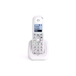 Alcatel XL785, Téléphone analog/dect, Combiné sans fil, Haut-parleur, 100 entrées, Identification de l'appelant, Blanc