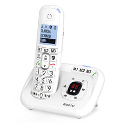 Alcatel XL785 Voice Téléphone analog/dect Identification de l'appelant Blanc