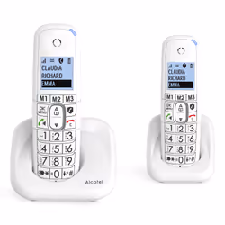 Alcatel XL785 Voice Duo NEU, Téléphone analog/dect, Combiné sans fil, Haut-parleur, 100 entrées, Identification de l'appelant ...