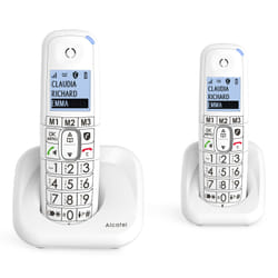 Alcatel XL785 Voice Duo NEU Téléphone analog/dect Identification de l'appelant Blanc