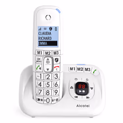 Alcatel XL785 Voice Duo NEU Téléphone analog/dect Identification de l'appelant Blanc