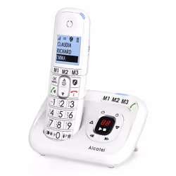 Alcatel XL785 Voice Duo NEU Téléphone analog/dect Identification de l'appelant Blanc
