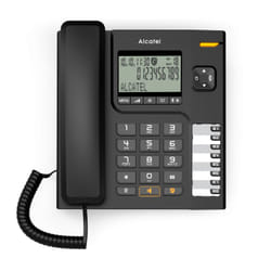 Alcatel T78 Identification de l'appelant Noir