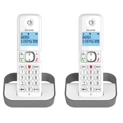 Alcatel F860 Téléphone DECT Identification de l'appelant Gris