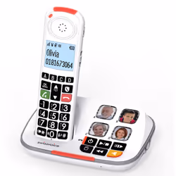 SwissVoice Xtra 2355 Téléphone DECT Identification de l'appelant Blanc
