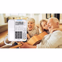 Alcatel TMAX 70 Téléphone analog/dect Identification de l'appelant Blanc