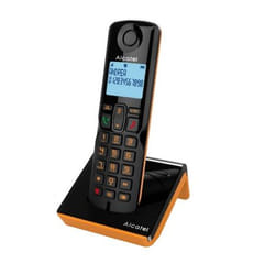 Alcatel S280 Téléphone DECT Identification de l'appelant Noir, Orange