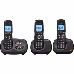 Alcatel XL595 B Voice Trio - Téléphone Fixe Sans Fil Senior Avec Répondeur - Grand Écran Rétroéclairé - Mains Libres - Foncti ...