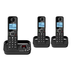 Alcatel F860 Téléphone DECT Identification de l'appelant Noir