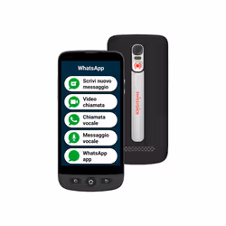 SwissVoice S510-M, 2 Go, 16 Go, 8 MP, Android 12 Go edition, Noir