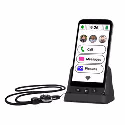 SwissVoice S510-C, 2 Go, 16 Go, 8 MP, Android 12 Go edition, Noir