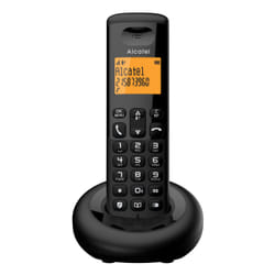 Alcatel E160 Téléphone DECT Identification de l'appelant Noir