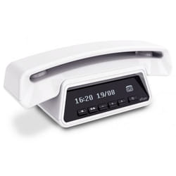 Alcatel ePure#3 Premium Téléphone DECT Identification de l'appelant Blanc