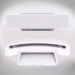 Alcatel ePure#3 Premium Téléphone DECT Identification de l'appelant Blanc