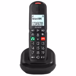 Alcatel XL685 EWE, Téléphone analogique, Combiné sans fil, 100 entrées, Identification de l'appelant, Blanc