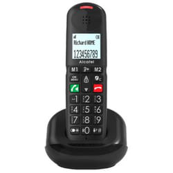 Alcatel XL685 EWE Téléphone analogique Identification de l'appelant Blanc