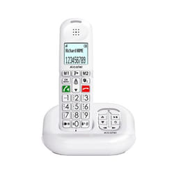 Alcatel XL685 Voice Téléphone analogique Identification de l'appelant Blanc