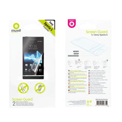 Muvit MUSCP0209 écran et protection arrière de téléphones portables Sony 2 pièce(s)