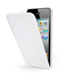 Muvit iFlip Case iPhone 5 coque de protection pour téléphones portables Folio porte carte Blanc