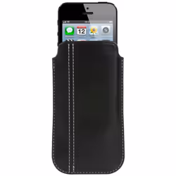 Muvit MUCUNPS079, Étui, Apple, iPhone 5/5s, 10,2 cm (4"), Noir