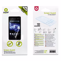 Muvit MUSCP0258 écran et protection arrière de téléphones portables Sony 2 pièce(s)