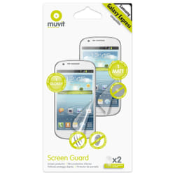Muvit MUSCP0319 écran et protection arrière de téléphones portables Samsung 2 pièce(s)