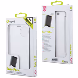 Muvit MUEAF0077 coque de protection pour téléphones portables Folio Blanc