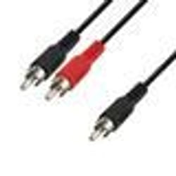 Waytex 21150 câble audio 5 m RCA 2 x RCA Noir, Rouge