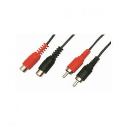 Waytex 21815 câble audio 1,5 m 2 x RCA Noir, Rouge