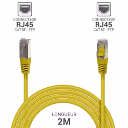 Waytex 32071, 2 m, Cat5e, F/UTP (FTP), RJ-45, RJ-45