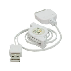 Waytex USB/30-pin câble de téléphone portable Blanc 0,8 m USB A Apple 30-pin