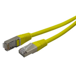 Waytex 33527 câble de réseau Jaune 10 m Cat6 F/UTP (FTP)