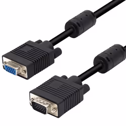Waytex 27229, 30 m, VGA (D-Sub), VGA (D-Sub), Mâle, Femelle, Noir