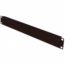 Waytex 37339, Plaque de montage, Noir, Acier, 1U, Rectangulaire, 482 mm