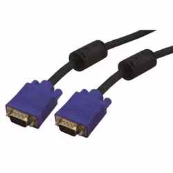 Waytex 27108, 5 m, VGA (D-Sub), VGA (D-Sub), Mâle, Mâle, Noir