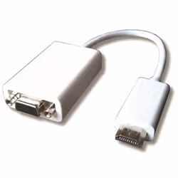 Waytex 25126, 0,15 m, HDMI Type A (Standard), VGA (D-Sub), Mâle, Femelle, Droit